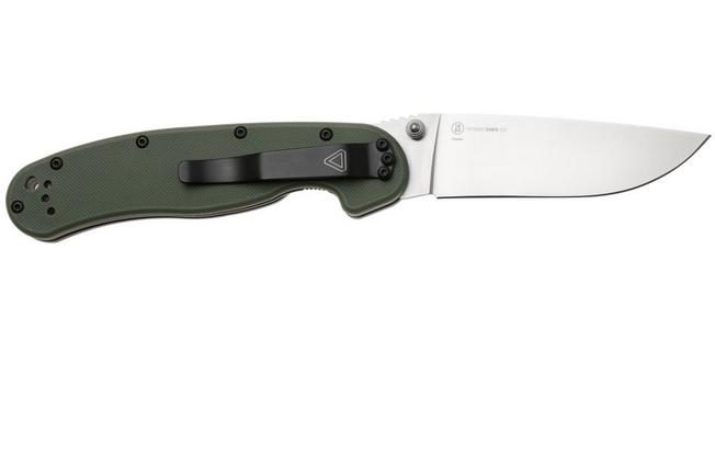 Afbeelding voor Ontario RAT-1 8848OD Satin AUS8, OD Green, zakmes