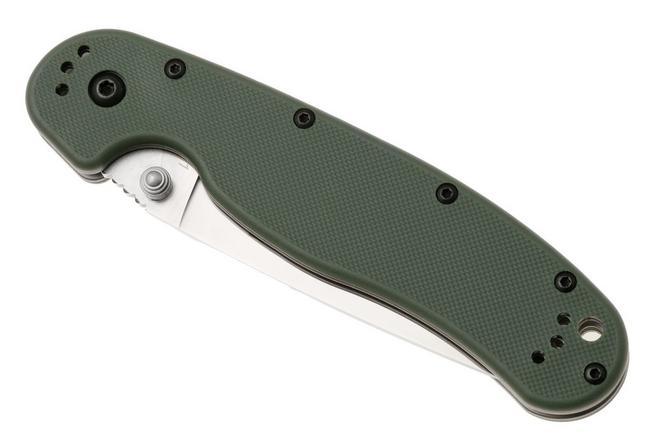 Afbeelding voor Ontario RAT-1 8848OD Satin AUS8, OD Green, zakmes