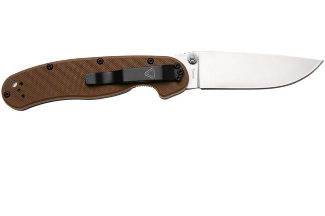 Afbeelding voor Ontario RAT-2 8860CB Satin AUS8, Coyote Brown FRN, zakmes