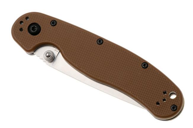 Afbeelding voor Ontario RAT-2 8860CB Satin AUS8, Coyote Brown FRN, zakmes