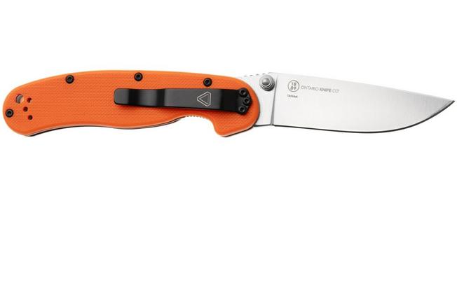 Afbeelding voor Ontario RAT-2 8860OR Satin AUS8, Orange FRN, zakmes