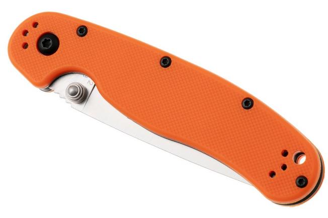 Afbeelding voor Ontario RAT-2 8860OR Satin AUS8, Orange FRN, zakmes
