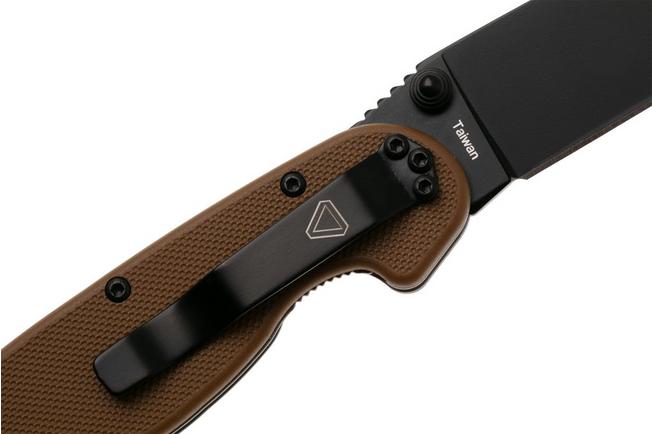 Afbeelding voor Ontario RAT-2 8861CB Black AUS8, Coyote Brown FRN, zakmes