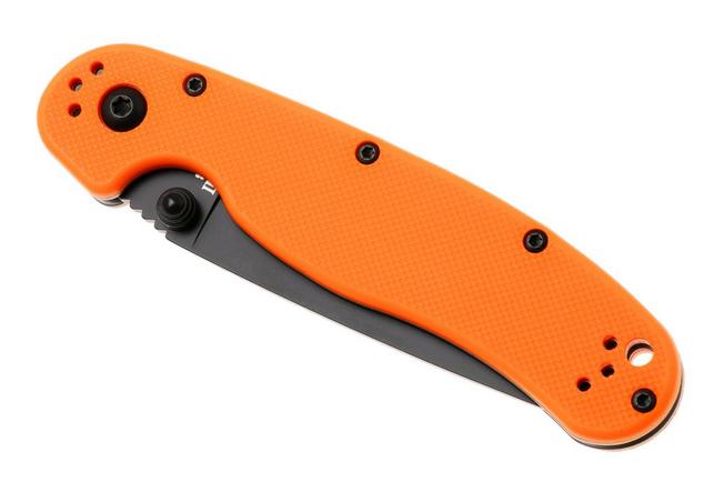 Afbeelding voor Ontario RAT-2 8861OR Black AUS8, Orange FRN, zakmes