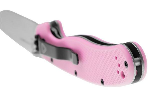 Afbeelding voor Ontario RAT-2 8862 Satin AUS8, Pink FRN, zakmes