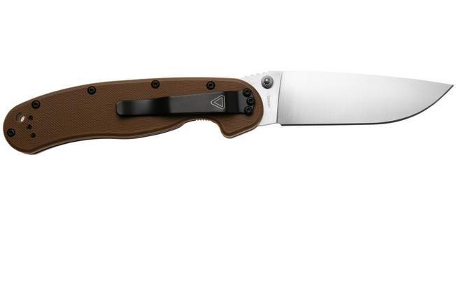 Afbeelding voor Ontario RAT-1 8867CB Satin D2, Coyote Brown, zakmes