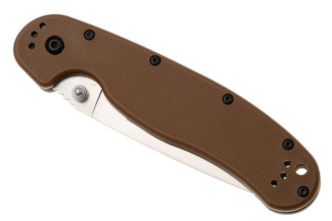 Afbeelding voor Ontario RAT-1 8867CB Satin D2, Coyote Brown, zakmes