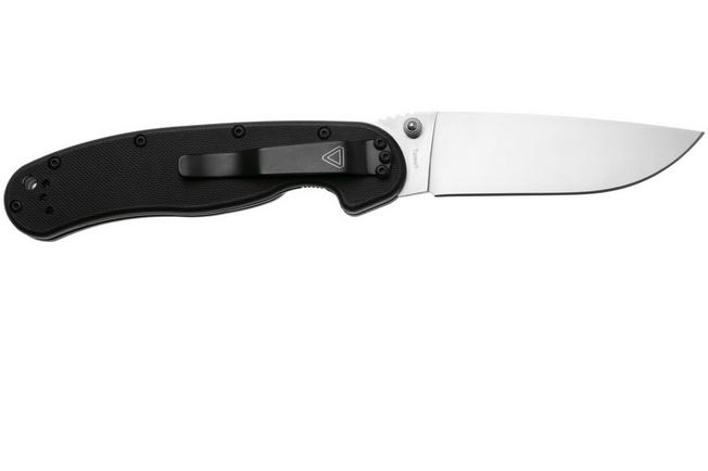 Afbeelding voor Ontario RAT-1 8867 Satin D2, Black, zakmes