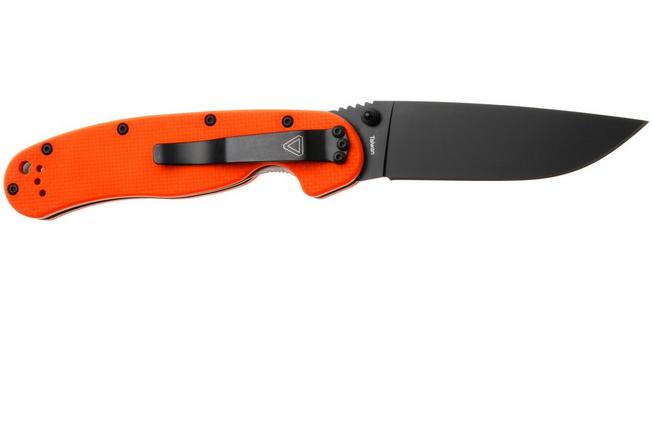 Afbeelding voor Ontario RAT-1A 8871OR Assisted, Black AUS8, Orange, zakmes
