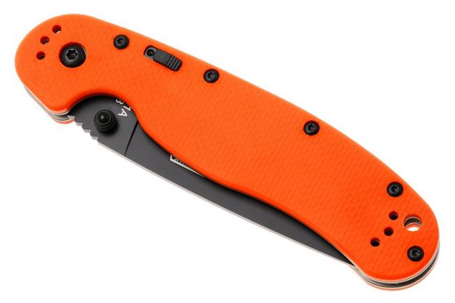 Afbeelding voor Ontario RAT-1A 8871OR Assisted, Black AUS8, Orange, zakmes