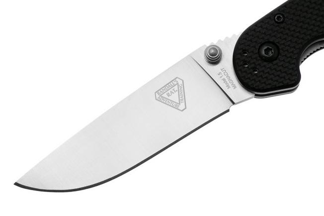 Afbeelding voor Ontario RAT-1.5 8880 Satin MagnaCut, Black G10, zakmes
