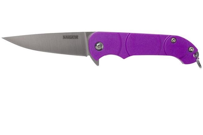 Imagen para Ontario Knives Navigator 8900PUR morado, navaja llavero