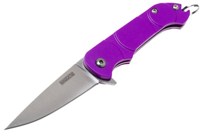 Imagen para Ontario Knives Navigator 8900PUR morado, navaja llavero