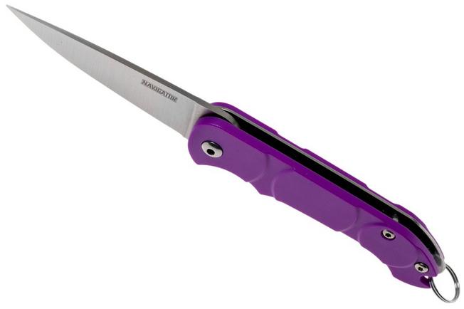 Imagen para Ontario Knives Navigator 8900PUR morado, navaja llavero