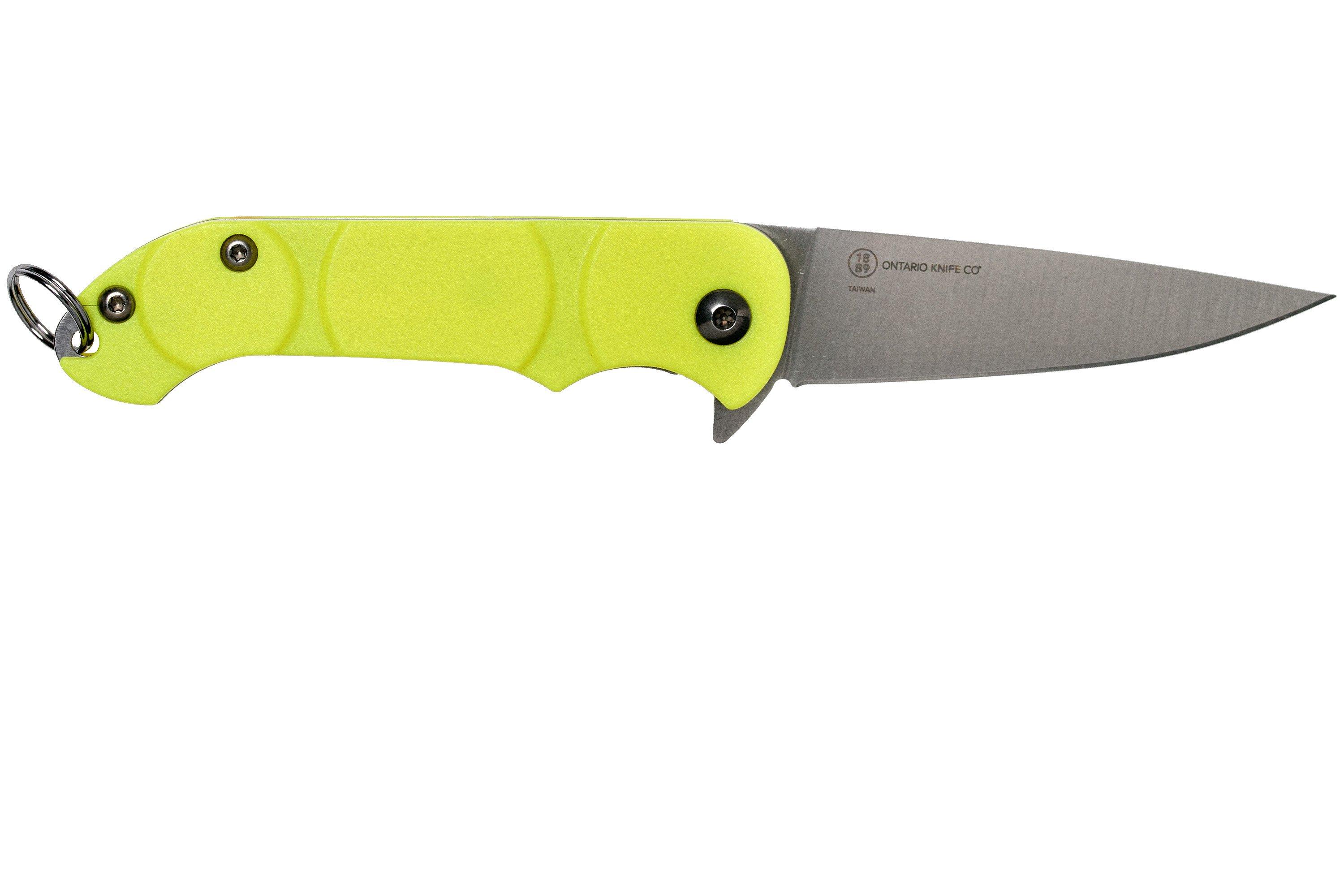 Ontario Knives Navigator 8900YLW yellow, keychain pocket knife