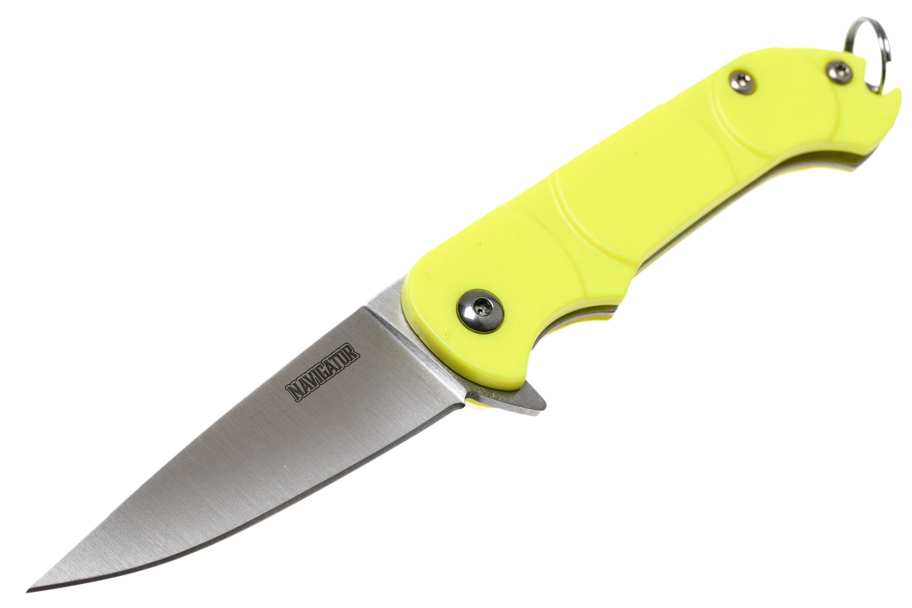 Ontario Knives Navigator 8900YLW yellow, keychain pocket knife