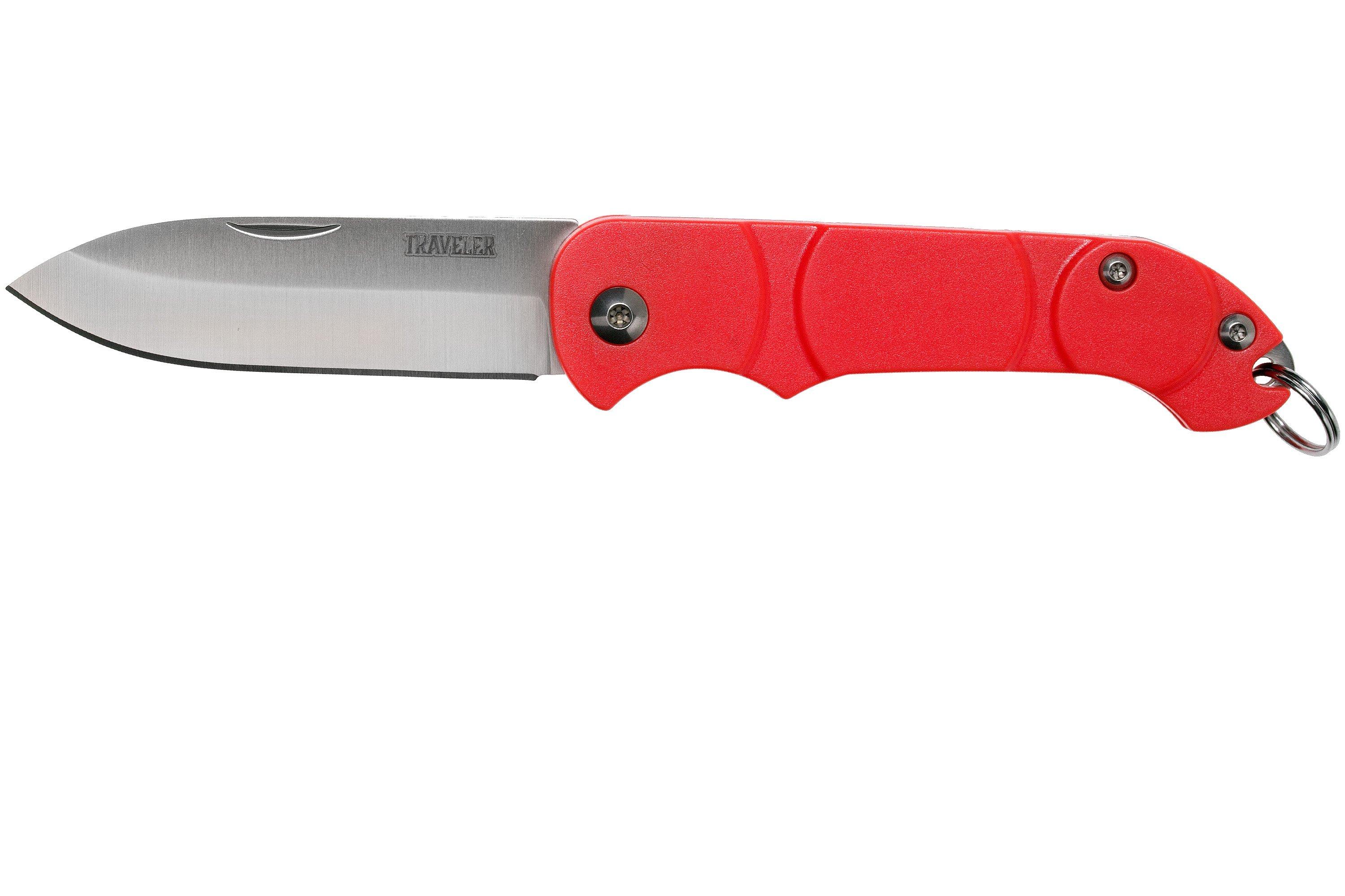Ontario Knives Traveler 8901RED red, keychain pocket knife