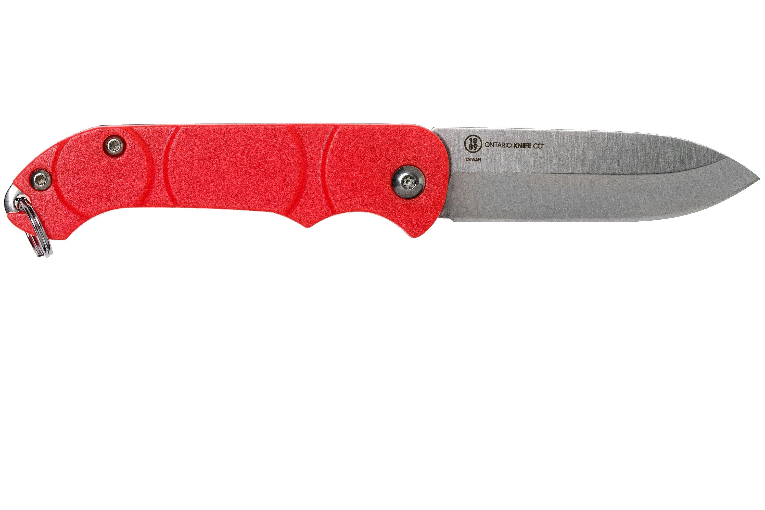 Ontario Knives Traveler 8901RED red, keychain pocket knife