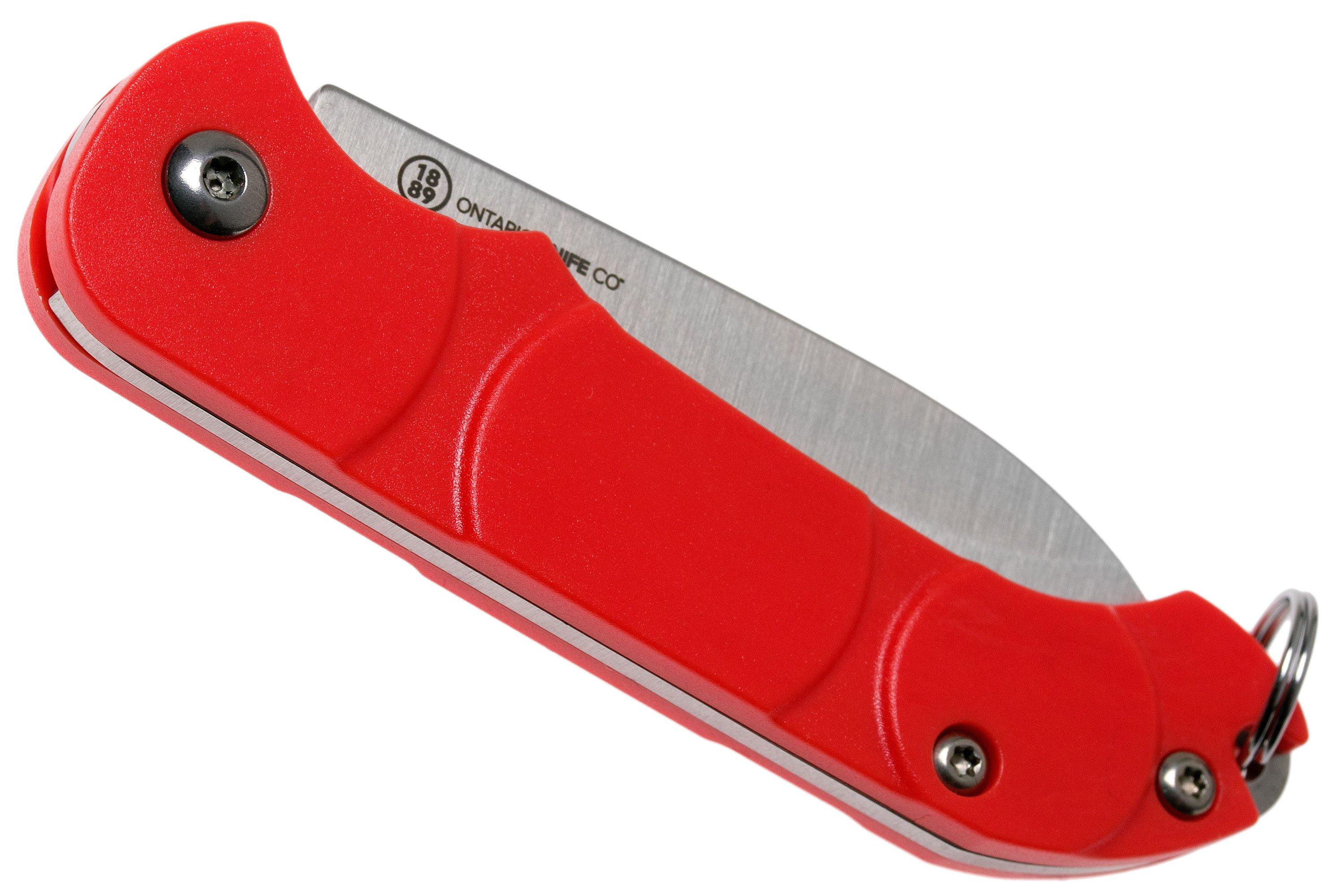 Ontario Knives Traveler 8901RED red, keychain pocket knife