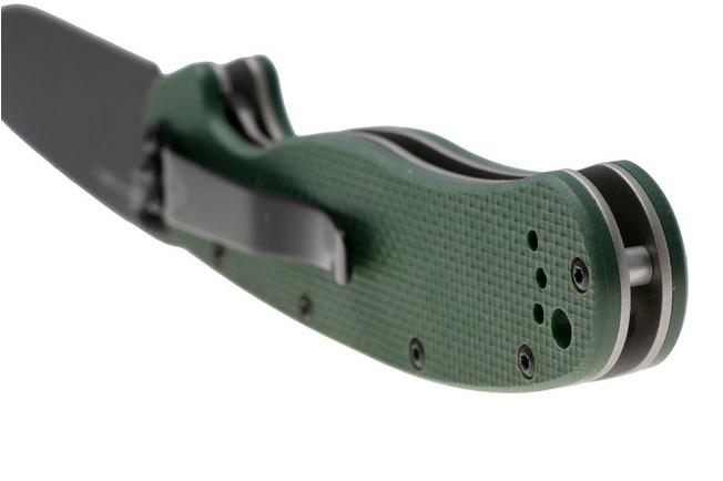 Afbeelding voor Ontario RAT-1 8991 Black S35VN, Forest Green G10, zakmes