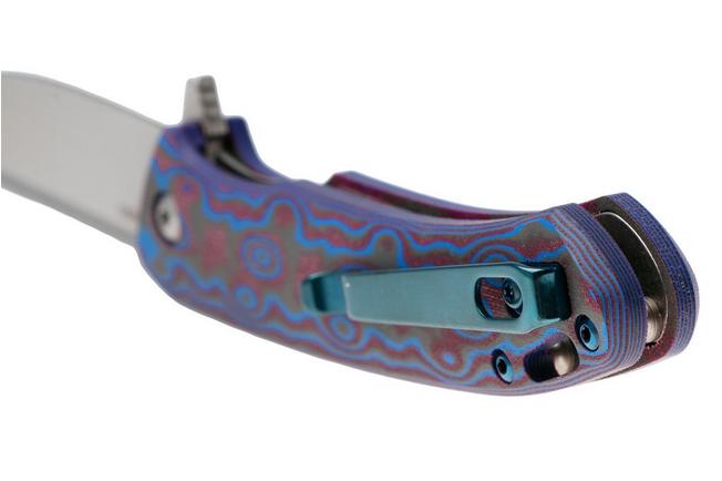 Afbeelding voor Ontario Outcast 9005 Satin 420J2, Blue and Brown G10, zakmes
