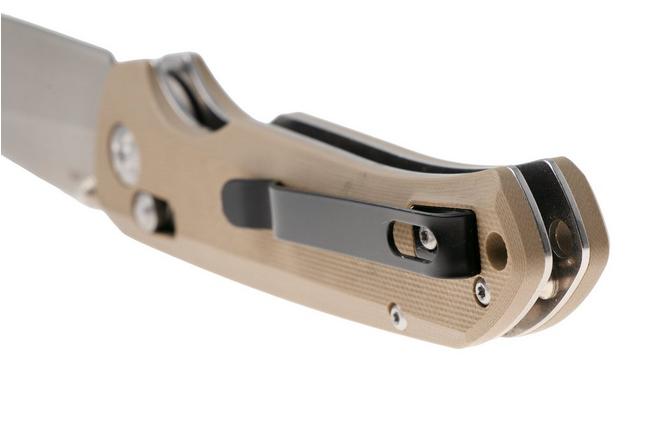 Afbeelding voor Ontario Corporal 9006 Stonewashed 420, Tan G10, Crossbar Lock, zakmes
