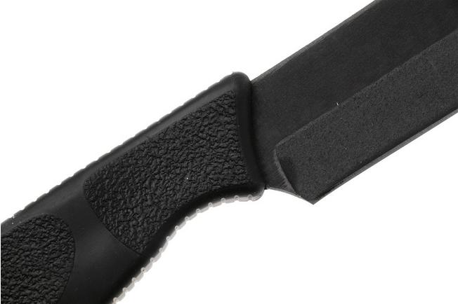 Afbeelding voor Ontario Spec Plus Alpha Combat 9711 Black 1075, Black Rubber, vaststaand mes