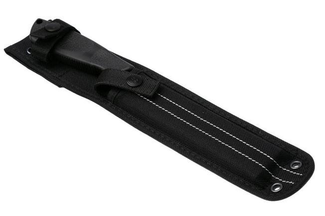 Afbeelding voor Ontario Spec Plus Alpha Combat 9711 Black 1075, Black Rubber, vaststaand mes