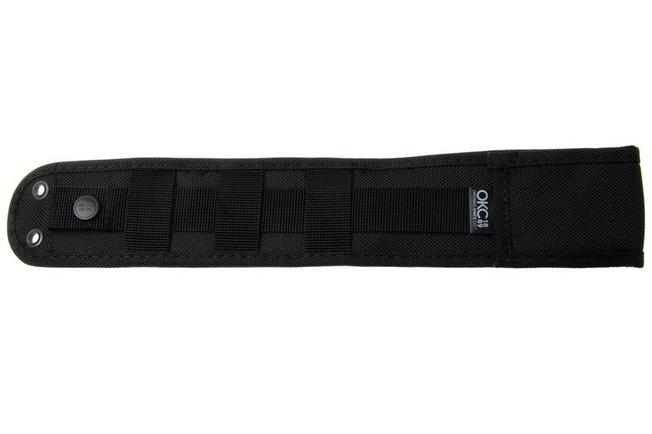 Afbeelding voor Ontario Spec Plus Alpha Combat 9711 Black 1075, Black Rubber, vaststaand mes