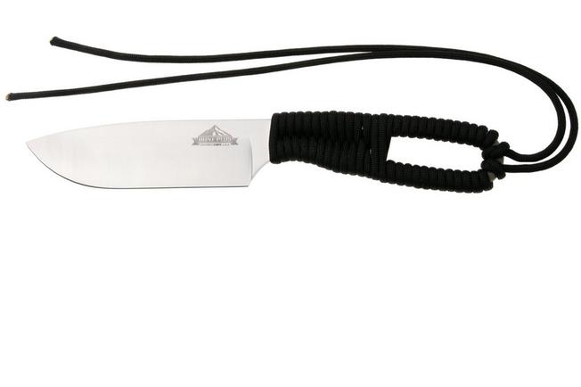Afbeelding voor Ontario Hunt Plus 9715BLK Drop Point Satin 420HC, Black Paracord, vaststaand mes