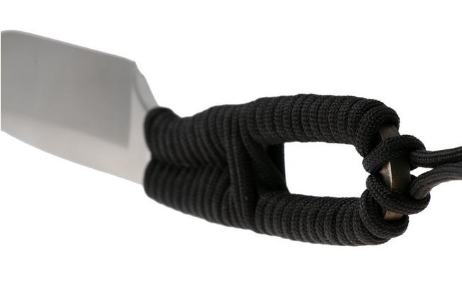 Afbeelding voor Ontario Hunt Plus 9715BLK Drop Point Satin 420HC, Black Paracord, vaststaand mes
