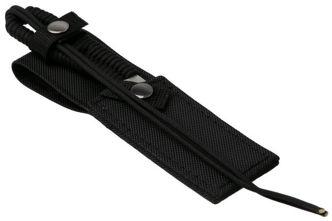Afbeelding voor Ontario Hunt Plus 9715BLK Drop Point Satin 420HC, Black Paracord, vaststaand mes
