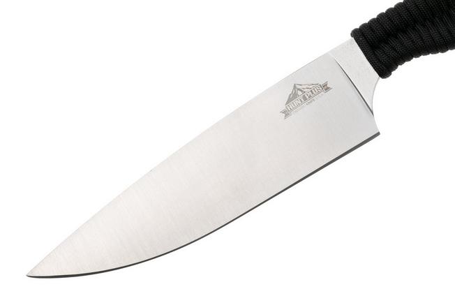 Afbeelding voor Ontario Hunt Plus Camp Knife 9717BLK Satin 420HC, Black Paracord, outdoor koksmes