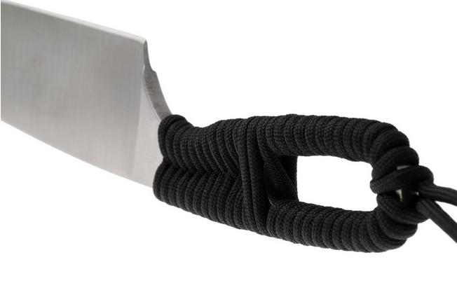 Afbeelding voor Ontario Hunt Plus Camp Knife 9717BLK Satin 420HC, Black Paracord, outdoor koksmes