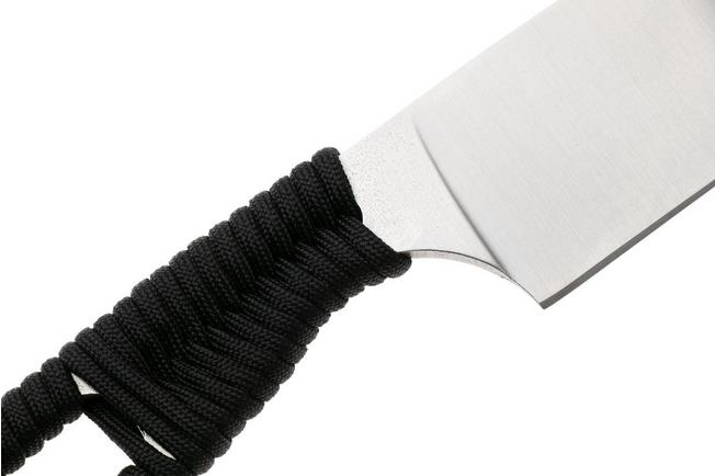 Afbeelding voor Ontario Hunt Plus Camp Knife 9717BLK Satin 420HC, Black Paracord, outdoor koksmes