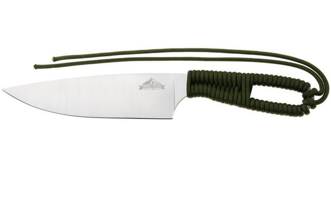 Afbeelding voor Ontario Hunt Plus Camp Knife 9717OD Satin 420HC, OD Green Paracord, outdoor koksmes