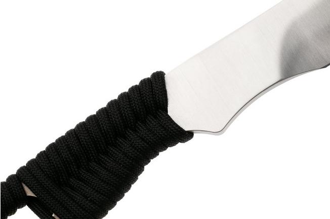 Afbeelding voor Ontario Hunt Plus Caper 9718C Satin 420HC, Black Paracord, vaststaand capingmes 