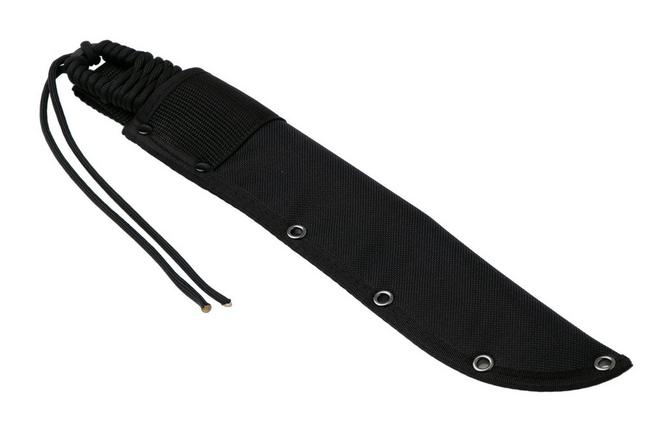Afbeelding voor Ontario Spec Plus Alpha Kukri 9719C Black 1075, Black Paracord, kukri machete