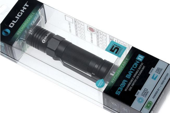 Image for Olight S30RII Baton rechargeable torch, 3600mAh