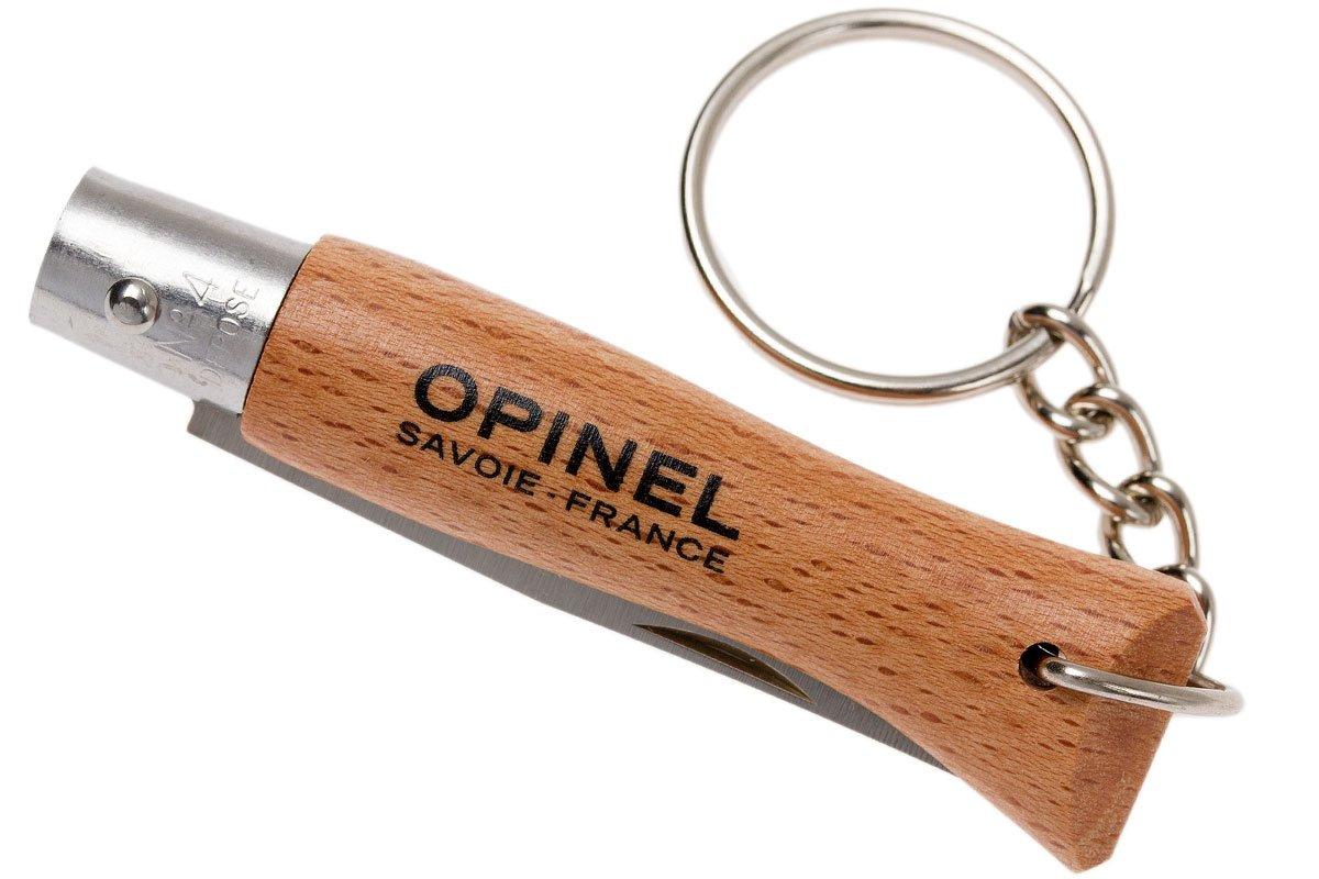 Opinel 04425-INOX Coltello N.5 In Acciaio Inox, Senza Blocco, Classico Francese