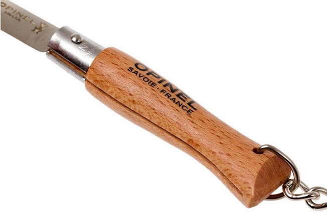 ⭐ Opinel tradition de acero inoxidable nº2 navaja llavero