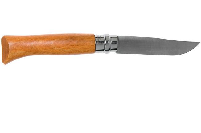 Opinel No. 8 Stainless Steel Folding Knife with Sheath ‣ Blade Master