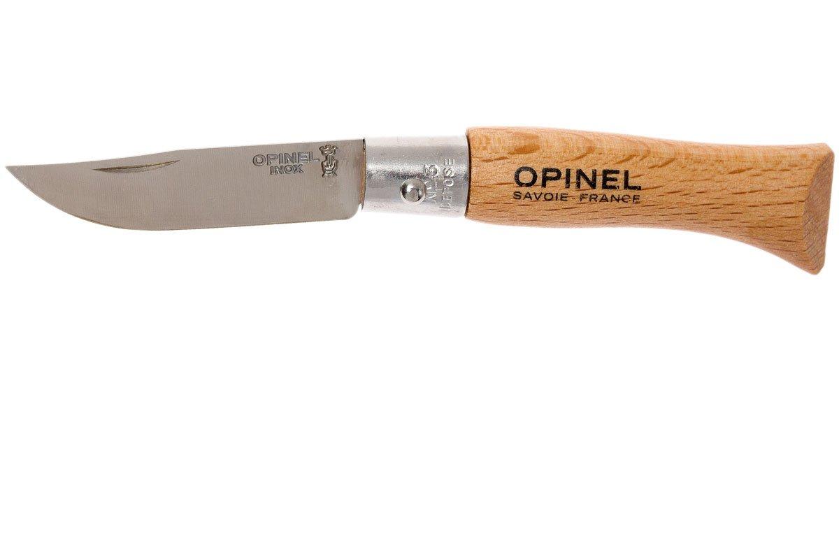 Opinel Stainless Steel Knife ~ Ebony Handle