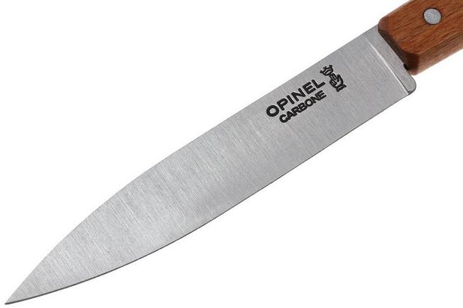 Opinel No. 102 Paring Knives 2 PIECE SET, Carbon Steel Everyday Use Prep  Knives for Chopping, Peeling, Slicing, Trimming, Stabilized Sustainably