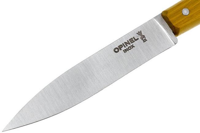 Opinel Kitchen Knife Set, 4 Color Sets, Beechwood Handles, Stainless Steel  Blades