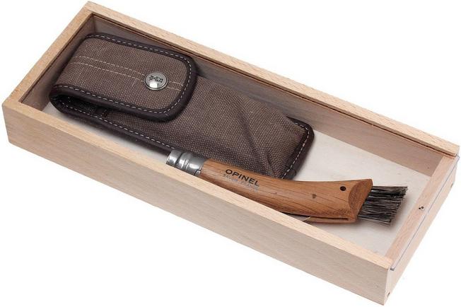 No. 8 Mushroom Knife + Sheath Gift Box by Opinel