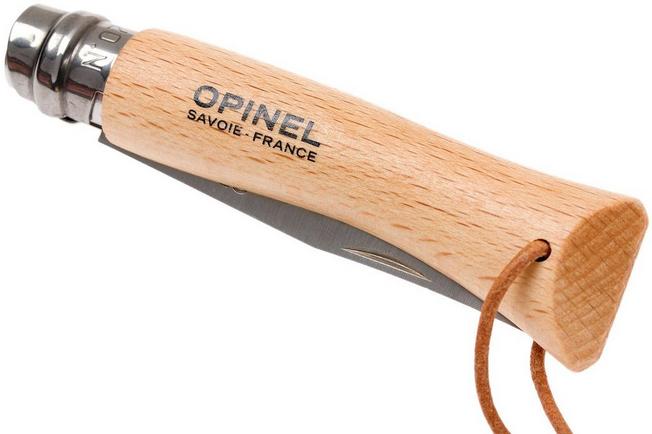 Opinel pocket knife No. 7 Classic, stainless steel, blade length 8,0 cm