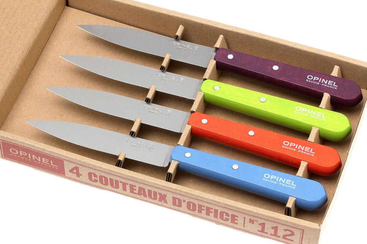 Set of 4 Opinel paring knives N°112 Pop Advantageously shopping at