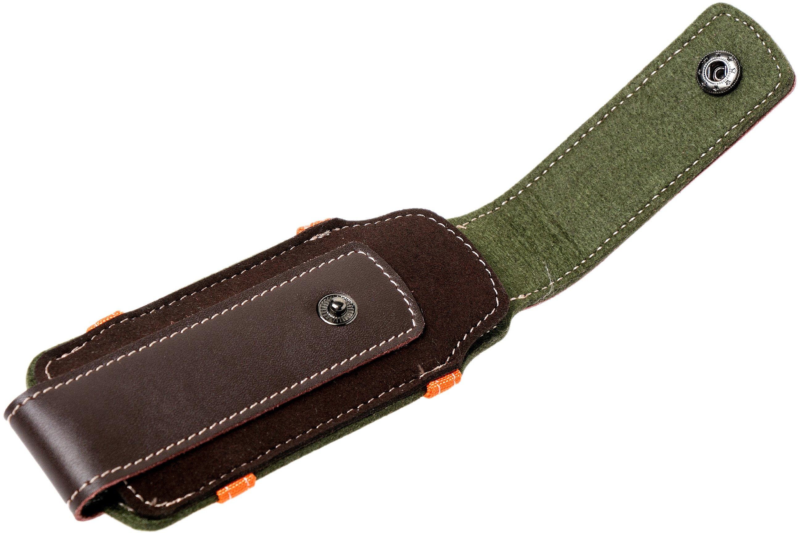 Opinel sheath L, leather and canvas fabric Advantageously shopping at