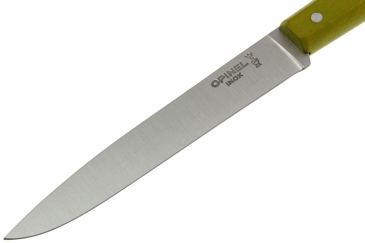 Opinel table knife Bon Appétit, No 125, yellow Advantageously